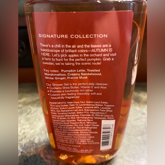 Bath & Body Works Marshmallow Pumpkin Latte Shower Gel - Picture 2 of 4